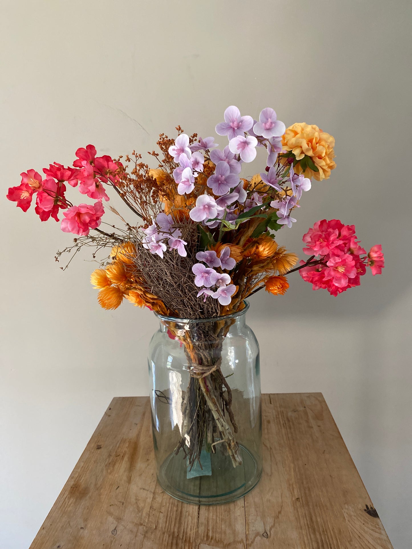 Zijde/droogboeket Lana